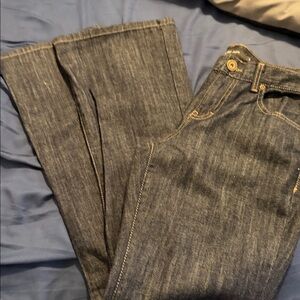 Calvin Klein Dark Denim Flare Fit Jeans like new.